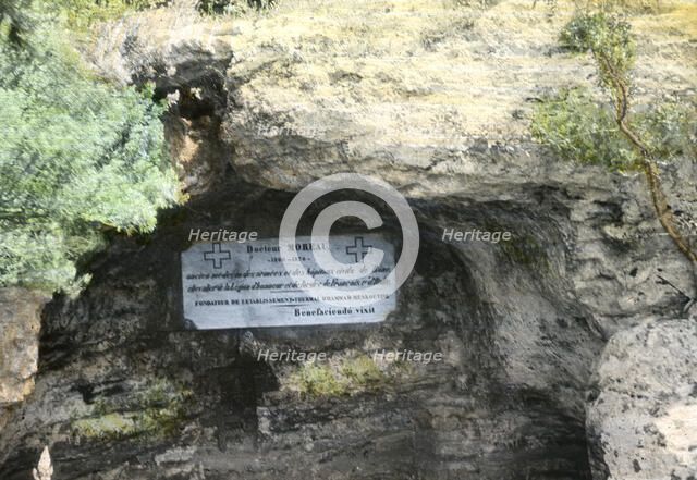 Tomb of Doctor Moreau, Hammam Meskoutine, Algeria. Artist: Unknown