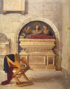 Tomb of Dr John Yonge, Rolls Chapel, Chancery Lane, London, 1880. Artist: John Crowther