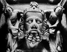 Tomb of Edward II, Gloucester Cathedral, Gloucestershire, 1945