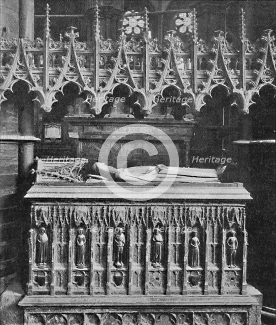 'Tomb of Edward III., Westminster Abbey', 1903. Artist: Unknown.
