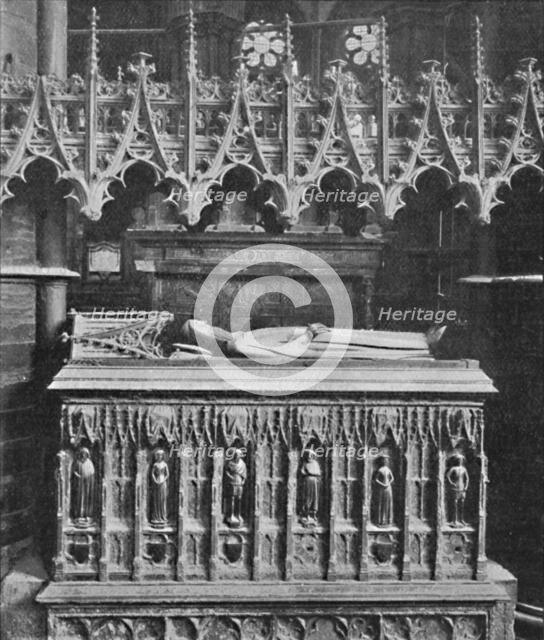 'Tomb of Edward III., Westminster Abbey', 1903. Artist: Unknown.