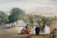Tomb of Emperor Babur, Kabul, First Anglo-Afghan War 1838-1842. Artist: James Atkinson