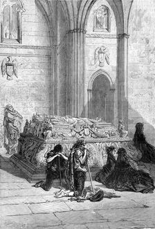 Tomb of Ferdinand and Isabella in the Cathedral, Granada; An Autumn Tour in Andalusia 1875. Creator: Gustave Doré