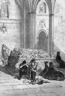 Tomb of Ferdinand and Isabella in the Cathedral, Granada; An Autumn Tour in Andalusia 1875. Creator: Gustave Doré