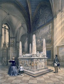 Tomb of Gustav I in Uppsala Cathedral, pub. c1853-64. Creator: Karl Johann Billmark (1804-70)