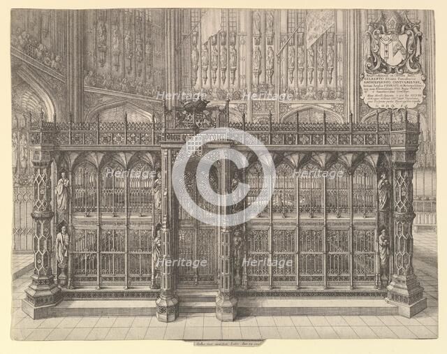 Tomb of Henry VII, 1665. Creator: Wenceslaus Hollar.