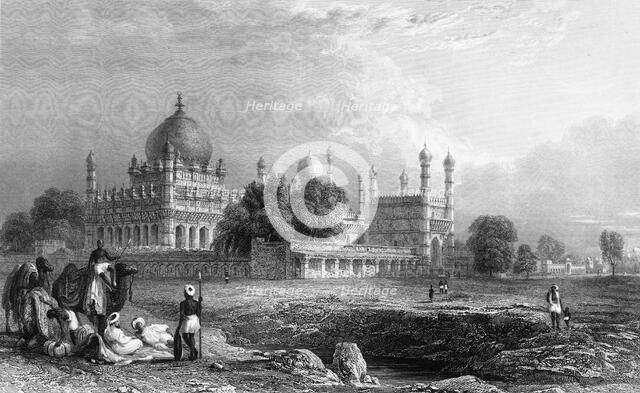 'Tomb of Ibrahim Padshah, - Bejapore', 1834. Creator: Thomas Allom.