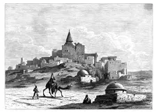 Tomb of Jonah, near the mosque, on the artificial mound of Nabbi Yunis, Nineveh, Assyria, c1890