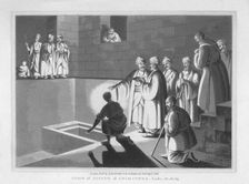 Tomb of Joseph of Arimathea. Luke, 23. 50. 54 1830. Artist: J Clarke