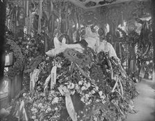 Tomb of Juarez, San Fernando Cemetery, City of Mexico c1897. Creator: Unknown