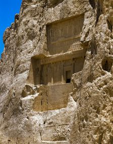Tomb of King Artaxerxes I, Naqsh-e Rustam, Iran, Achaemenid Empire, 466-426 BC (1994). Creator: LTL