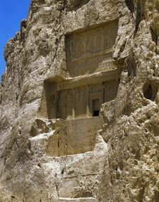 Tomb of King Artaxerxes I, Naqsh-e Rustam, Iran, Achaemenid Empire, 466-426 BC (1994). Creator: LTL