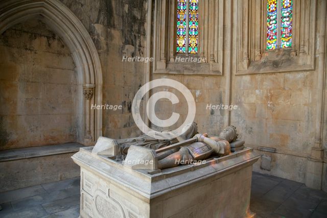 Tomb of King Duarte I and Queen Eleanor, Unfinished Chapels, Monastery of Batalha, Portugal, 2009. Artist: Samuel Magal
