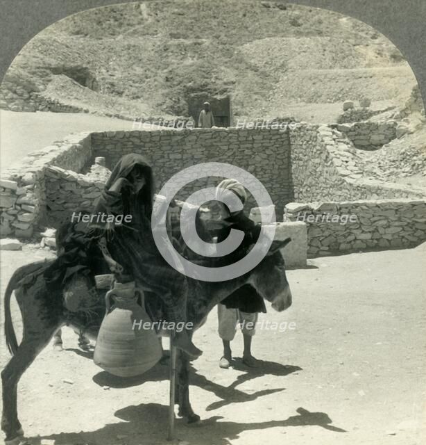 'Tomb of King Tut-Ankh-Amen, Valley of the Kings, Egypt', c1930s. Creator: Unknown.