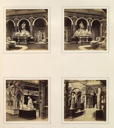 [Tomb of Lorenzo de Medici; Tomb of Giuliano de Medici; Court of Christian Monuments; ..., ca. 1859. Creator: Attributed to Philip Henry Delamotte