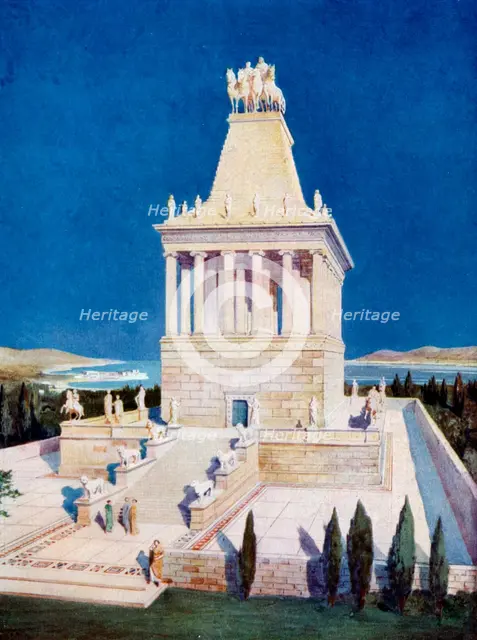 Tomb of Mausolus at Halicarnassus, 1933-1934. Artist: Unknown