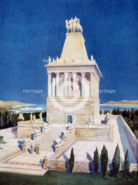 Tomb of Mausolus at Halicarnassus, 1933-1934. Artist: Unknown