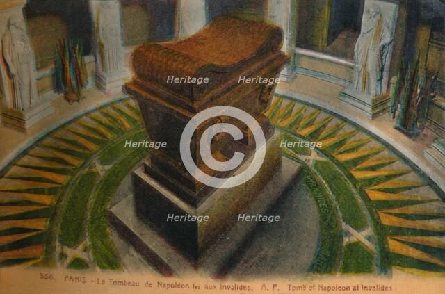 Tomb of Napoleon at Les Invalides, Paris, c1920. Artist: Unknown.