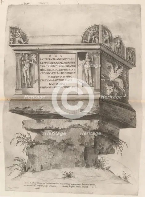 Tomb of Nero, 1551. Creator: Unknown.