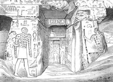 Tomb of Nofre Ma, an Egyptian of the Third Dynasty, at Meidoum, 1880. Creator: Unknown