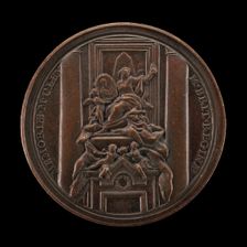 Tomb of Princess Maria Clementina Sobieska in St. Peter's [reverse], 1743. Creator: Ottone Hamerani