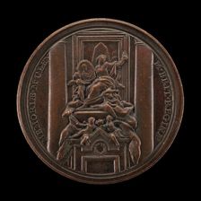 Tomb of Princess Maria Clementina Sobieska in St. Peter's [reverse], 1743. Creator: Ottone Hamerani
