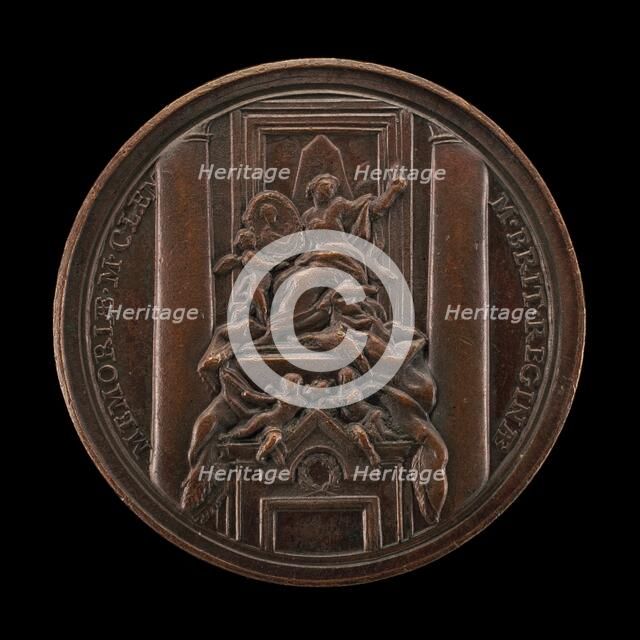 Tomb of Princess Maria Clementina Sobieska in St. Peter's [reverse], 1743. Creator: Ottone Hamerani.