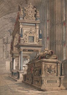 Tomb of Queen Elizabeth 1845