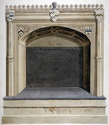 Tomb of Sir Thomas More in Chelsea Old Church, London, c1800. Artist: Anon