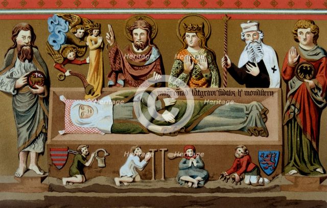 Tomb of St Elizabeth of Hungary, 1878. Artist: Unknown