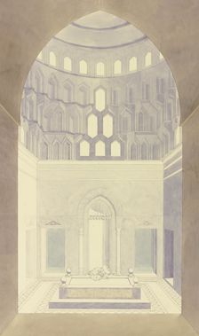 Tomb of Sultan Quaitbay in Cairo, 1830. Creator: Friedrich Maximilian Hessemer