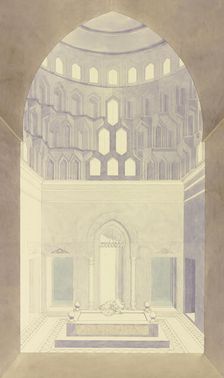 Tomb of Sultan Quaitbay in Cairo, 1830. Creator: Friedrich Maximilian Hessemer