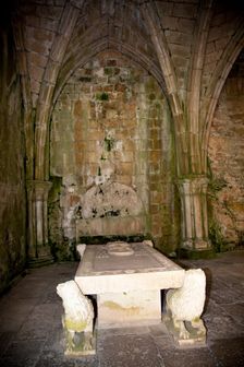 Tomb, Old Cathedral of Coimbra, Portugal, 2009. Creator: Samuel Magal