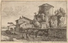 Tomb on the Via Appia. Creator: Herman van Swanevelt
