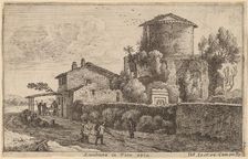 Tomb on the Via Appia. Creator: Herman van Swanevelt