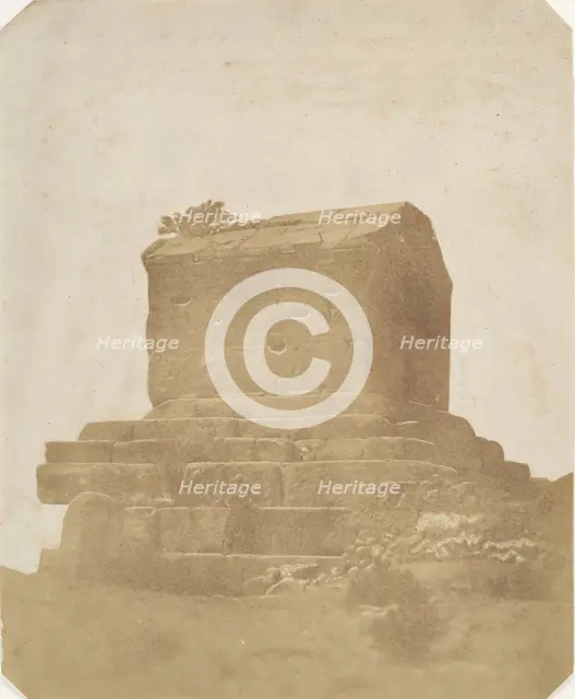 Tombe de Ciro a Morgab, 1858. Creator: Luigi Pesce.