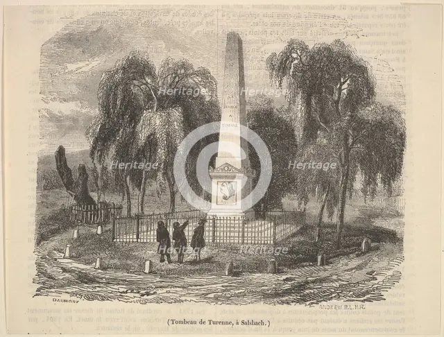 Tombeau de Turenne à Salsbach, 1835-78. Creator: Unknown.