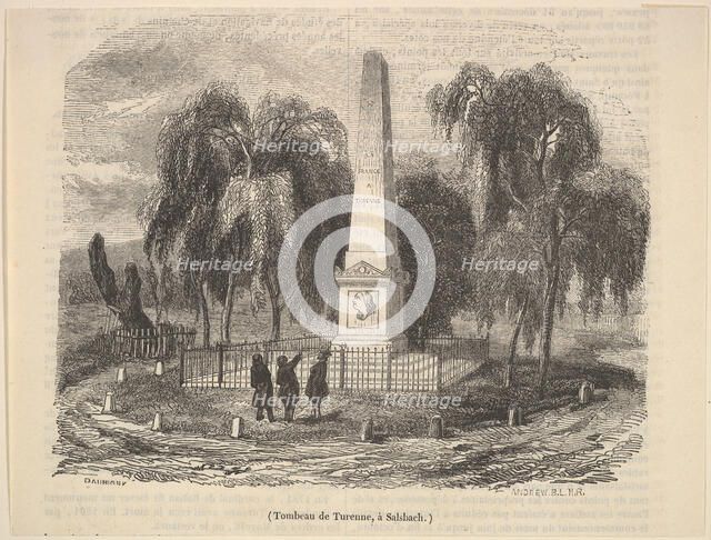 Tombeau de Turenne à Salsbach, 1835-78. Creator: Unknown.