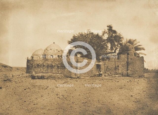 Tombeau de Hadji-Abdallah-el-Marabout, à Herment, 1849-50. Creator: Maxime du Camp.