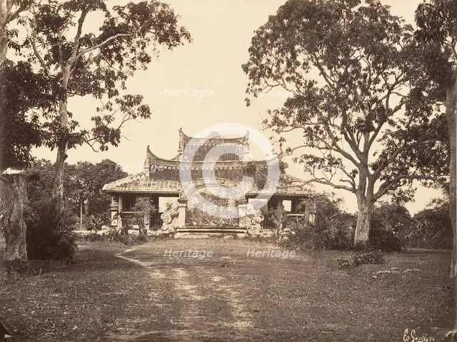 Tombeau de l'Evêque d'Adran, 1866. Creator: Emile Gsell.