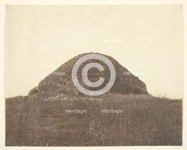 Tombeau de la chrétienne. Vue du côté nord. (Tomb of the Christian Woman...), 1855. Creator: John Beasley Greene.