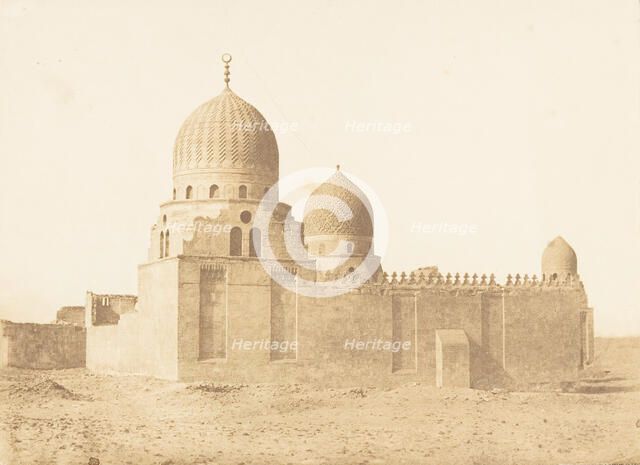 Tombeau des Sultans Mamelouks, au Kaire, December 1849-January 1850. Creator: Maxime du Camp.