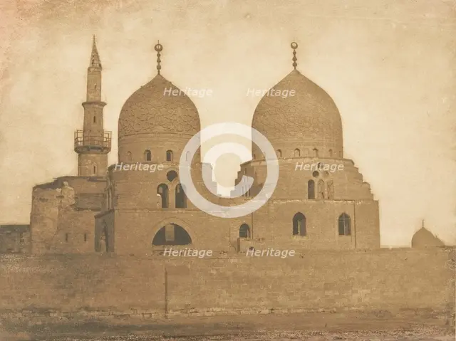 Tombeau du Sultan El-Goury, au Kaire, December 1849-January 1850. Creator: Maxime du Camp.