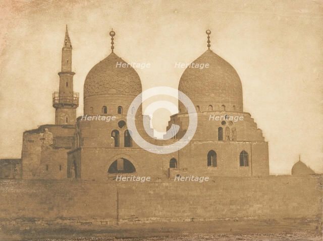 Tombeau du Sultan El-Goury, au Kaire, December 1849-January 1850. Creator: Maxime du Camp.