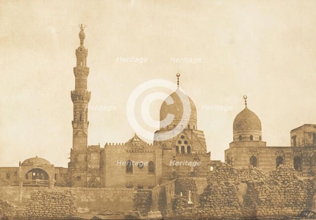 Tombeau du Sultan Kaït-Bay, au Kaire, December 1849-January 1850. Creator: Maxime du Camp.