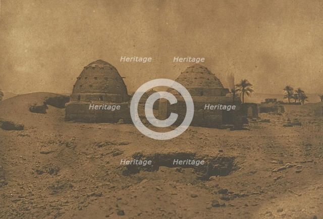 Tombeaux Musulmans à Herment, 1849-50. Creator: Maxime du Camp.