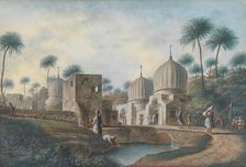 Tombs of Great Arab Saints to be seen in the Neighborhood of Rosetta, Egypt, ca. 1800. Creator: Luigi Mayer
