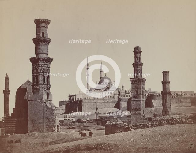 Tombs of Mamelukes, 1857. Creator: James Robertson.