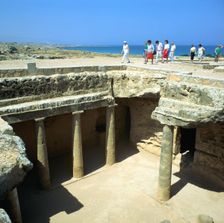 Tombs of the Kings, Paphos, Cyprus. Creator: Peter Thompson