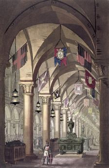 Tombs of the Knights Templar c1820-1839. Artist: Alessandro Sanquirico